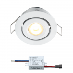 Creelux LED inbouwspot | wit | warmwit | 3 watt | dimbaar | kantelbaar L2059