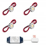 Cree LED inbouwspot Pals bas | warmwit | set van 4, 6, 8, 10 of 12 stuks L2230