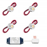 Cree LED opbouwspot Gomera bas | warmwit | set van 4, 6, 8, 10 of 12 stuks L2218