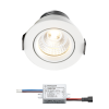 Sharp LED inbouwspot Granada | wit | warmwit | 4 watt | dimbaar | kantelbaar