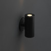 Cree LED wandlamp Amadora | zwart | warmwit | rond | 2 x 1,5 watt | up & down 