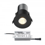 Citizen LED inbouwspot | zwart | warmwit | 7 watt | dimbaar L2145